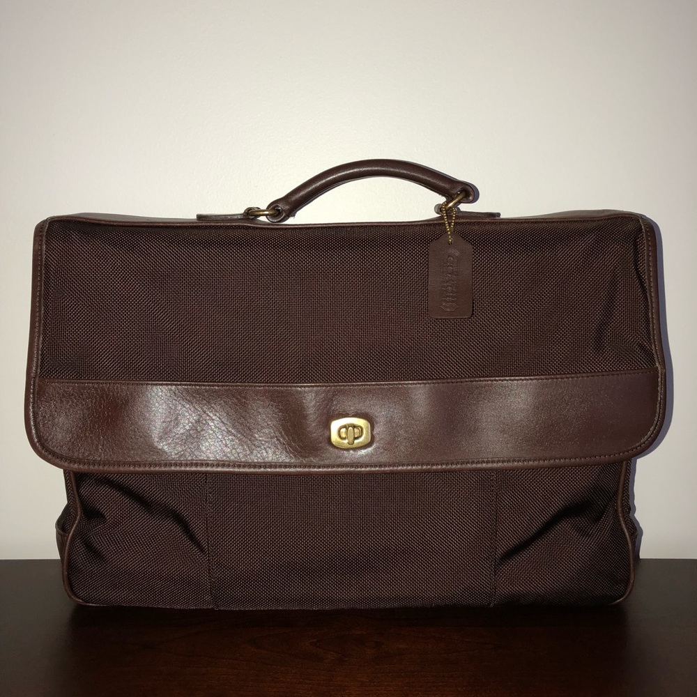 Coach Vintage Ballistic Nylon + Leather bag.